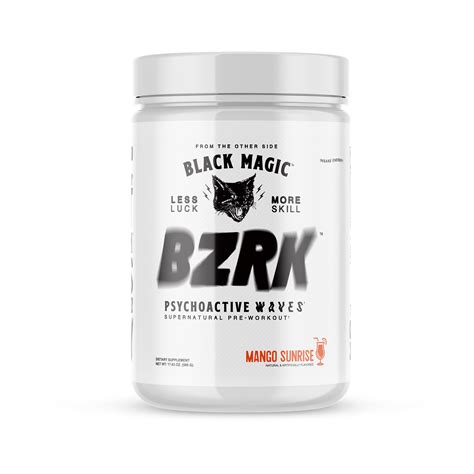 Achieve Insane Pumps with Bzrk Black Magic Pre Workout